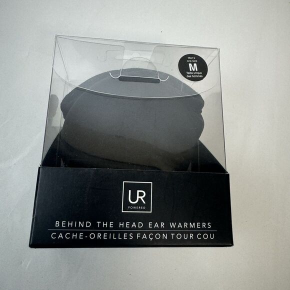 UR Powered Men's Faux-Suede Behind The Head  Ear Warmers ,One Size Adjustable - Picture 2 of 6